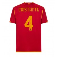 Billiga AS Roma Bryan Cristante #4 Hemma fotbollskläder 2023-24 Kortärmad
